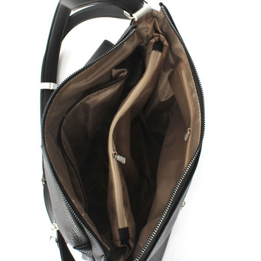 Сумка женская искусственная кожа ADEL-261. 1отдел+кар/пер, черный флотер 256600 - Adelia фото 3