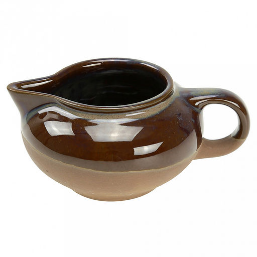 "Брауни" Сливочник из каменной керамики 0,13л, 11,5х9,5х5,5см (Россия)