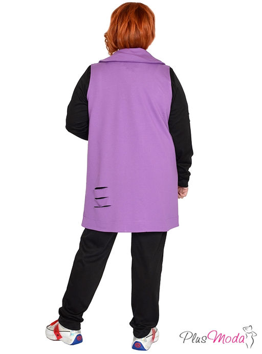 Жакет-дубленка Модель №1384 размеры 44-84 - Plusmoda фото 16