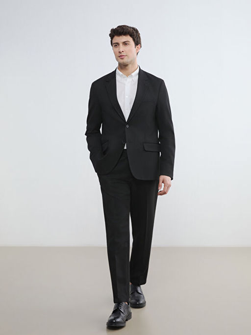 Dar Kal?p Erkek Blazer Ceket