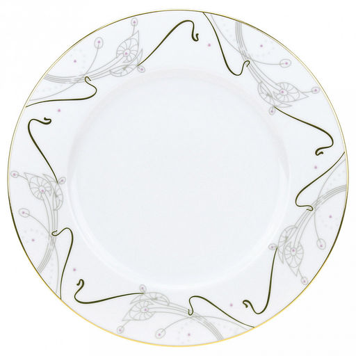 Тарелка мелкая фарфоровая "Арт-Нуво" д270мм, форма "Margo", набор 6шт, "Czech gold hands bohemia" (Чешская Республика)