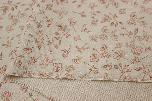 Теплый хлопок Кассия цв.св.бежево-оливковый, ш.1.5м, хлопок-100%, 150гр/м.кв - Купава фото 2