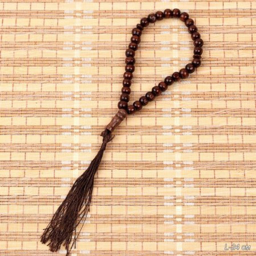 Четки мусульманские 33 бусины 8мм / MА51 /уп 10/600/ коричневый