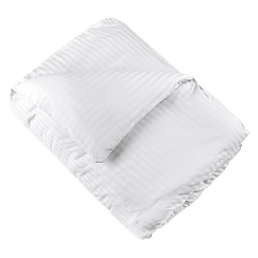 Пододеяльник HoReCa 177х217, страйп-сатин, 100% хлопок, пл. 125 гр./кв. м., Серо-голубой страйп ОП - Традиция фото 4