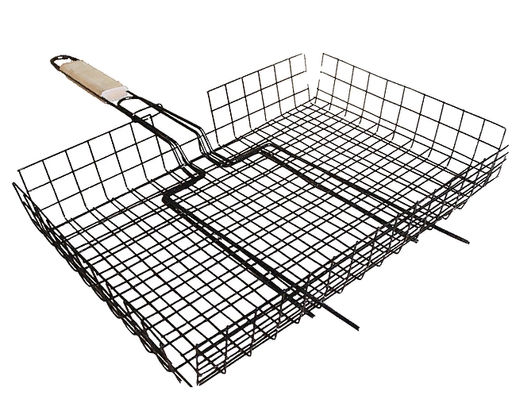 Решетка для барбекю глубокая "БОЛЬШАЯ"оксид.(410*335мм)