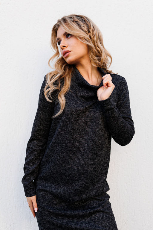 Платье AMORI 9788 черный графит  фото 2