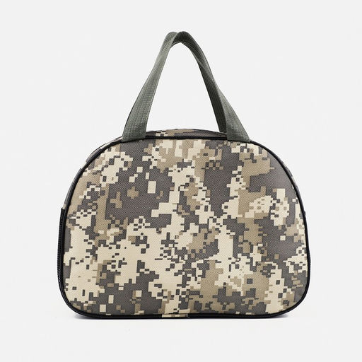 Косметичка на молнии, с сеткой, цвет хаки - Simaland фото 2