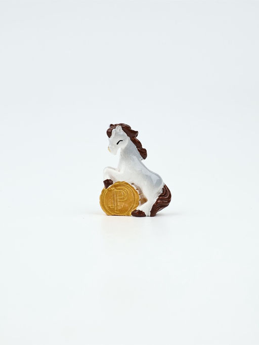 Сувенир новогодний «Фигурка лошадь 2026», набор 4 шт., полистоун