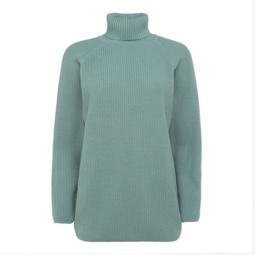 Джемпер женский MINAKU: Casual collection, цвет оливковый, размер 50