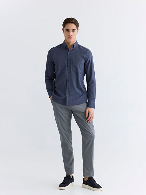 Regular Fit Uzun Kollu Arm?rl? Erkek G?mlek