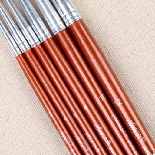 Кисти для акварели 6 штук набор / 21467-4 /уп 48/480/ - Галеонтрейд фото 4