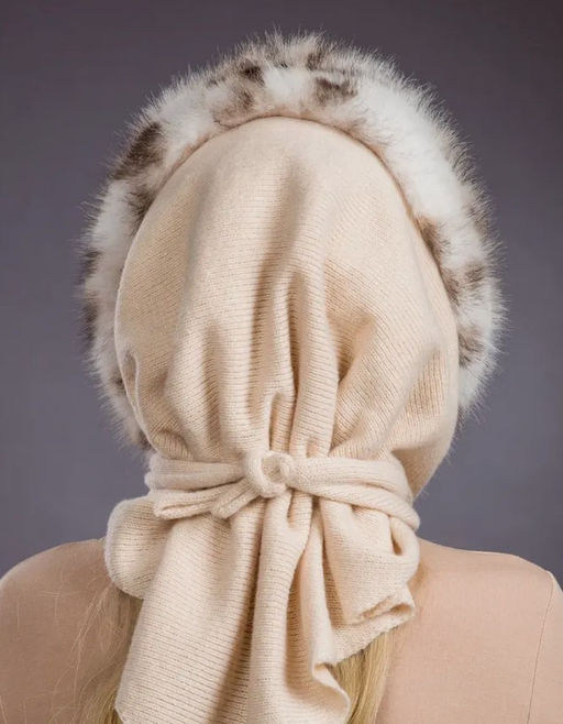 Платок трикотаж экомех рысь - Davidovfox фото 13