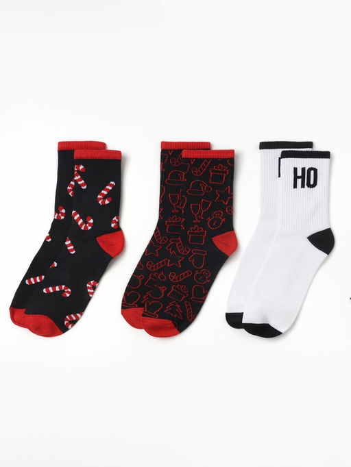 Подарочный набор термос и носки 3 пары KAFTAN С новым годом размер 41-44 (27-29 см)  фото 7