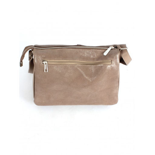 Сумка женская натуральная кожа ADEL-230/3в/ММ (отделка ИСК/КОЖА), 5отд, плеч/рем. капучино 263740 - Adelia фото 2