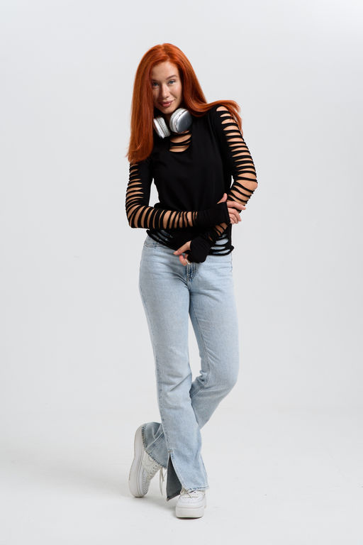 7476 Лонгслив женский