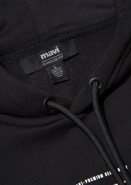 Mavi Logo Bask?l? Siyah Sweatshirt  фото 6