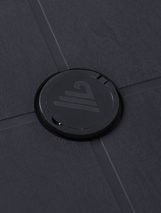 Стол садовый «Атлант», 80×80×76.5 см, квадратный, пластиковый, цвет графитовый