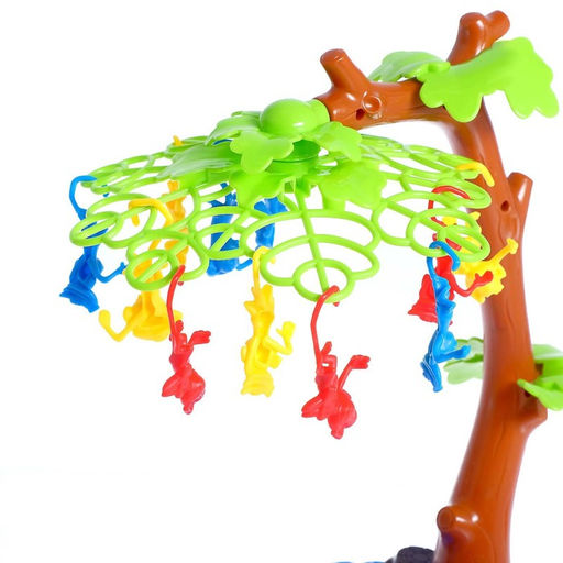 Настольная игра на ловкость Мартышкин хвост: рулетка, разноцветные мартышки - Лас Играс kids фото 2