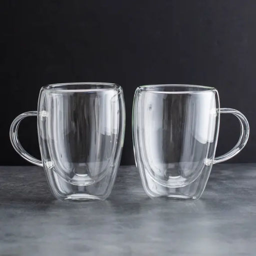 Кружка необжигающая, стекло 350 мл (уп 2 шт) - Fujian Province Guang Fu Tea фото 3