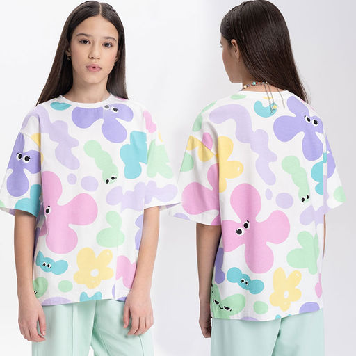 PELICAN, футболка для девочек, Молочный