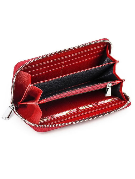 Женский кожаный кошелек на молнии Sergio Valentini СВ 8086-2023/А  фото 2