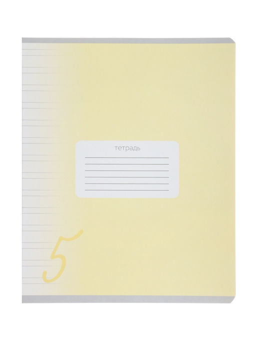 Цена за 20 шт. Тетрадь 12 листов в узкую линию Calligrata «Пятёрка», обложка мелованный картон, МИКС