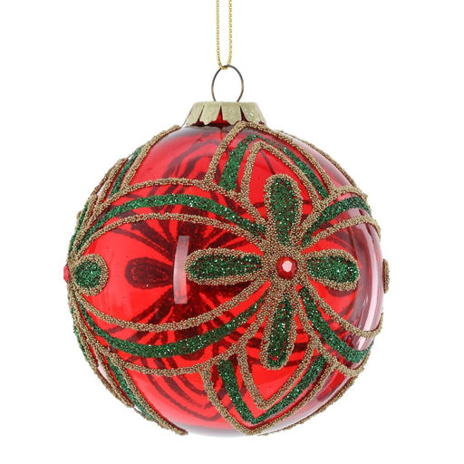 Украшение новогоднее "Шар", L8 W8 H9 см, 2в.