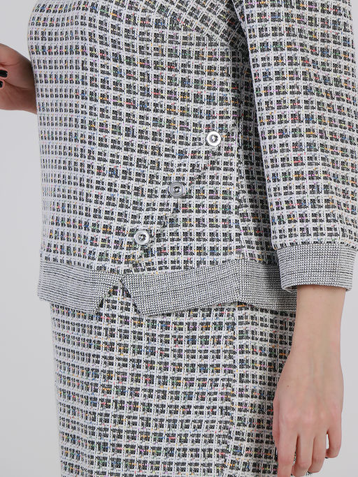 Серое базовое платье для работы - Almond фото 3