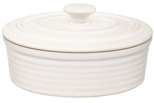 Форма для запекания с крышкой 300 мл 13.5*10*7.3 см Традиция овальная молочный белый - Elan gallery фото 9