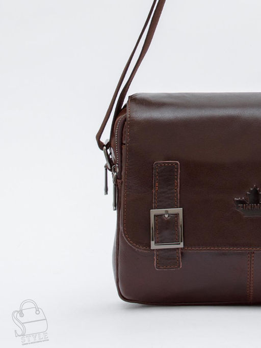 Портфель мужской кожаный 6997-1Z coffee Zinimsk