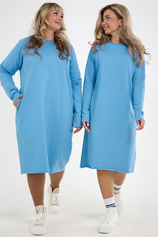 Платье футер-реглан