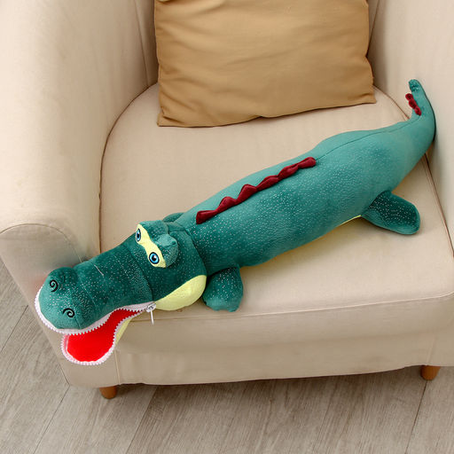 Мягкая игрушка «Крокодил», 80 см, цвет темно-зелёный, на замке