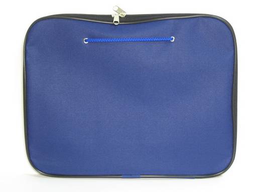 Папка на молнии с ручками А4 синяя (ПДМ-1)