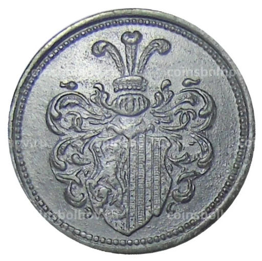 Монета 20 пфеннигов 1918 года Германия Транспортный нотгельд  Лейпциг