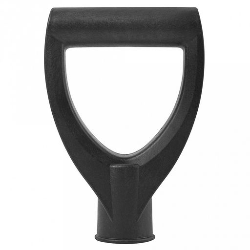 Ручка для черенка пластмассовая V-образная д38мм, черный (Россия)