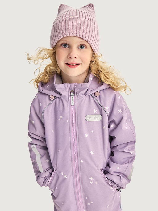 Комбинезон 8м0826 пудра/светло-серый