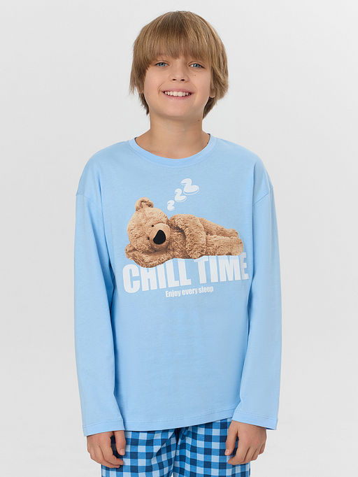 КОМПЛЕКТ ДЛЯ МАЛЬЧИКОВ (ЛОНГСЛИВ, БРЮКИ)