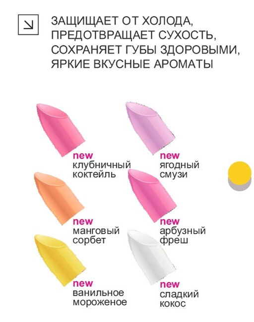 .TF CTLB20 Гигиеническая помада кокос,манго, клубничная,ваниль,арбуз,ягодная