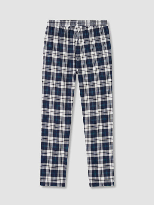 Regular Fit Ekose Erkek Pijama Alt? - Waikiki фото 3