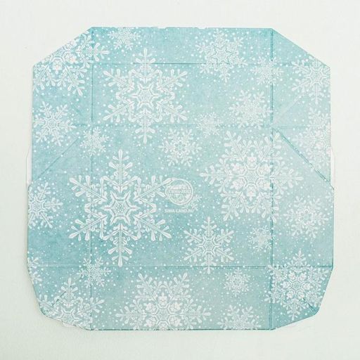 Цена за 5 шт. Коробка складная «Снежинки», 10×8×3.5 см