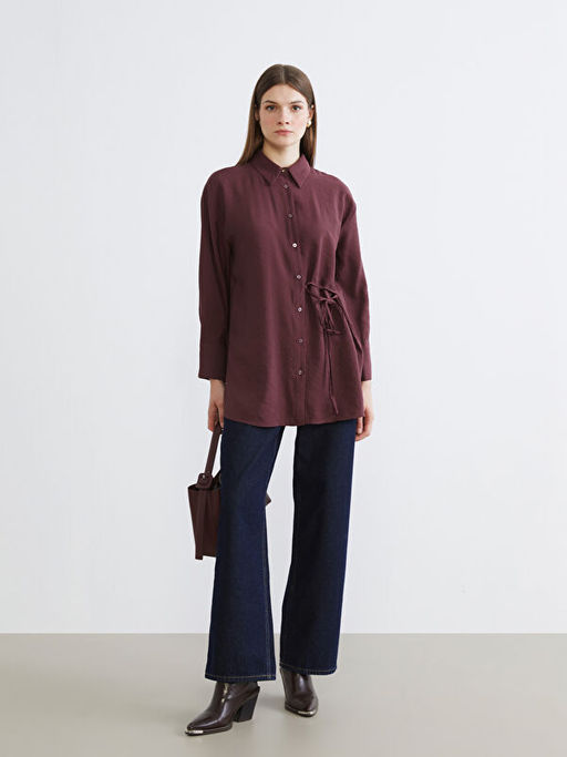 Ba?lama Detayl? Kad?n G?mlek Tunik