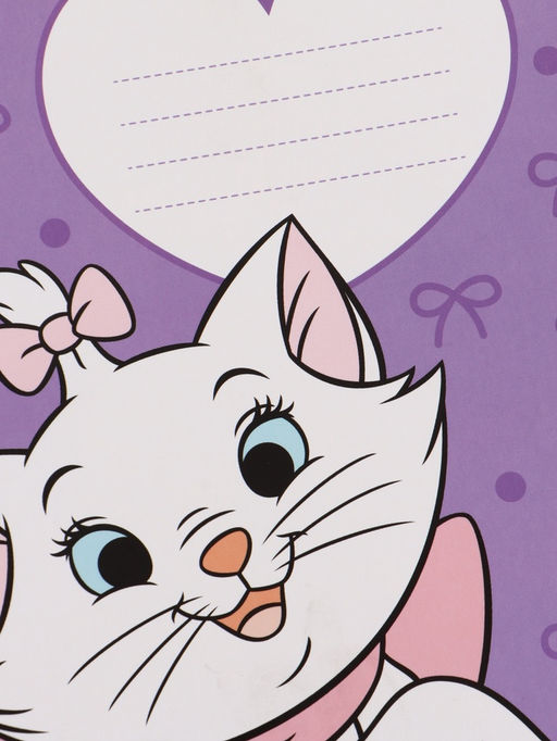 Цена за 20 шт. Тетрадь А5, 12 листов в косую линейку "Кошечка"микс