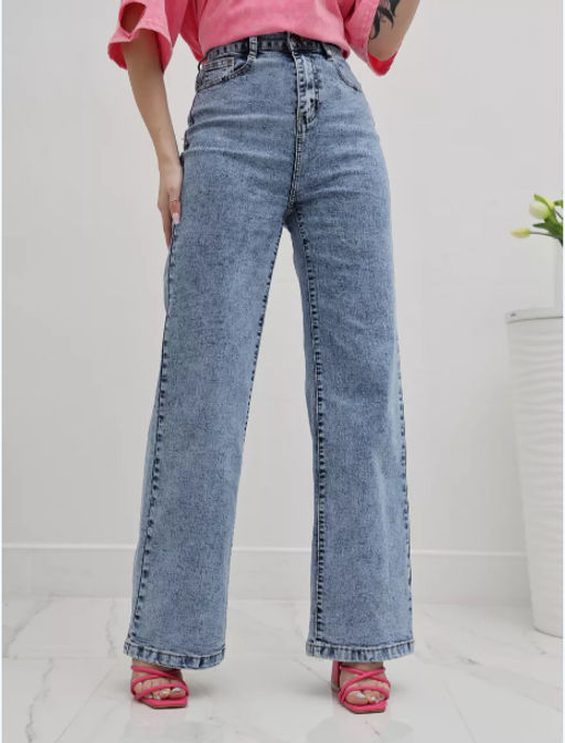 Джинсы прямые широкие трубы УЦЕНКА