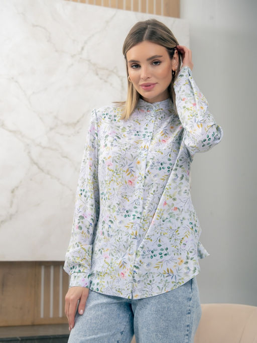 02-1296 Блуза - Вишня фото 6