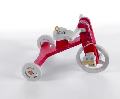 Елочная игрушка - Детский велосипед 3020 Classic White Wheels - Idh фото 4