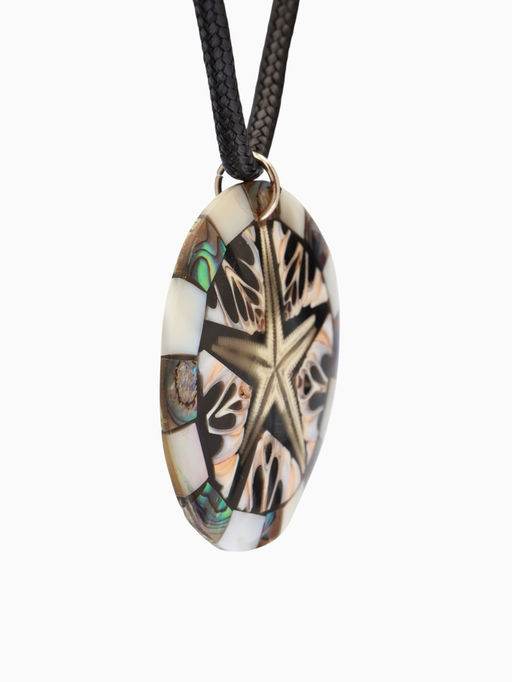 Кулон «Морская звезда», 25 см, ракушка