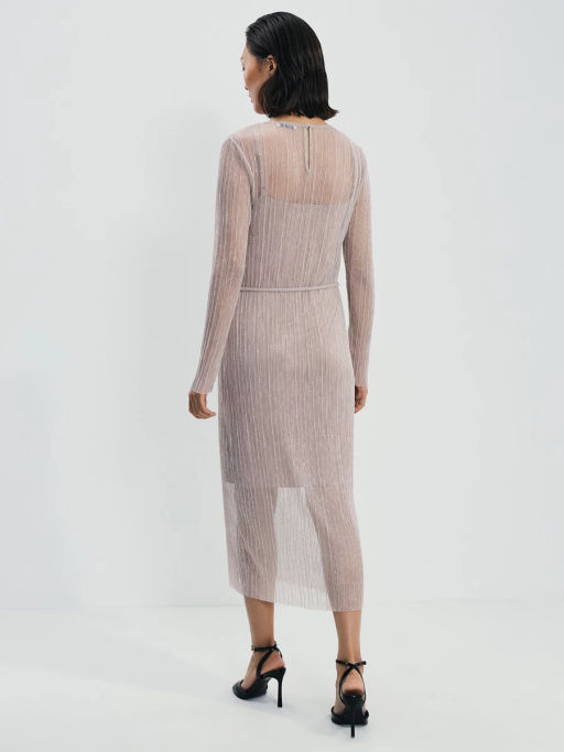 Платье миди с люрексом / Zarina