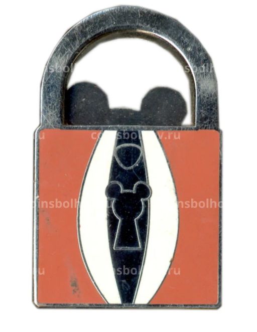 Значок Микки-Маус -замочек