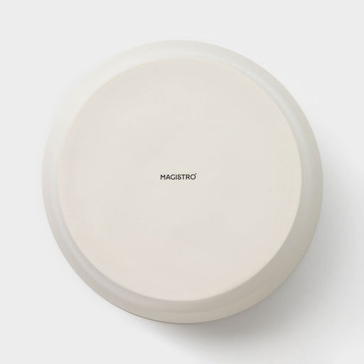 Салатники Magistro Whitewarm, 380/700/1.2 л, d=12/16/20.5 см, набор 3 шт., фарфор, белые  фото 10