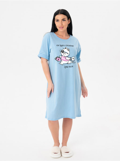 Туника Стиль голубой - София фото 4